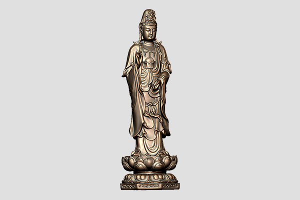 【立體觀音像】立體佛像雕刻機(jī)精雕圖紙YD-GY10